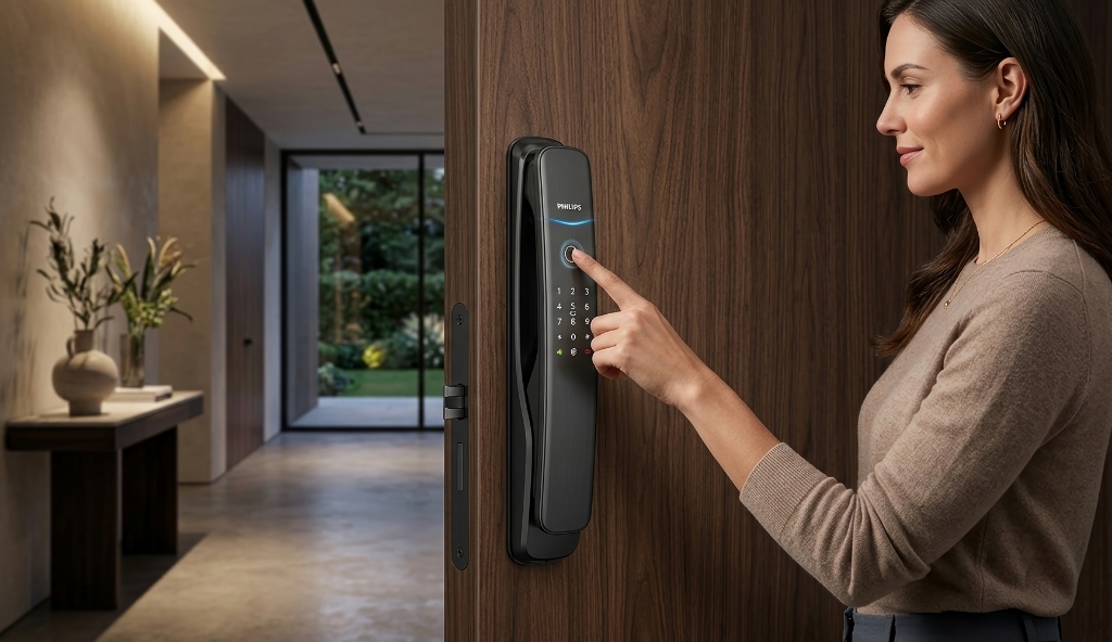 Unlock with Your Fingerprint - Philips Smart Lock