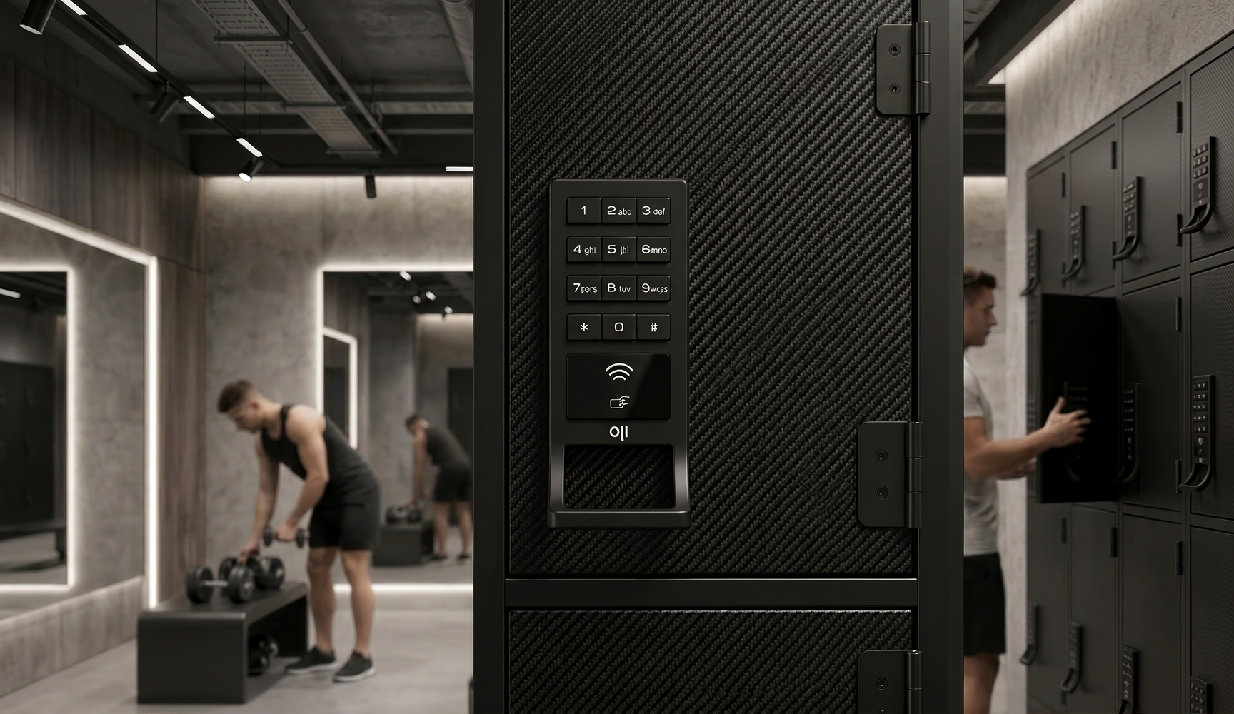Cabinet Locks for Gyms - Oji Smart Lock