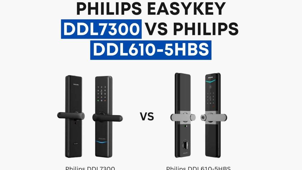 Philips EasyKey DDL7300 vs Philips DDL610-5HBS