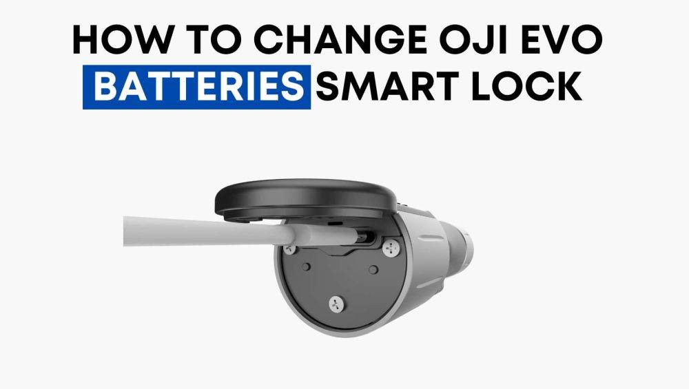How change Oji EVO batteries (1)