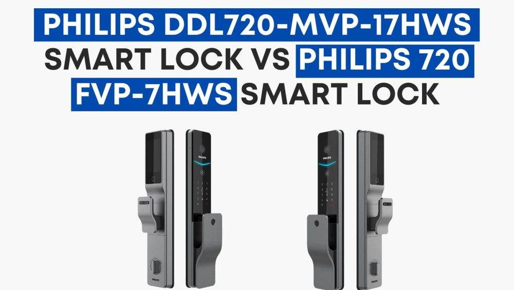 Philips DDL720-MVP-17HWS Palm Vein Smart Lock vs Philips 720 FVP-7HWS Facial Recognition Smart Lock (1)